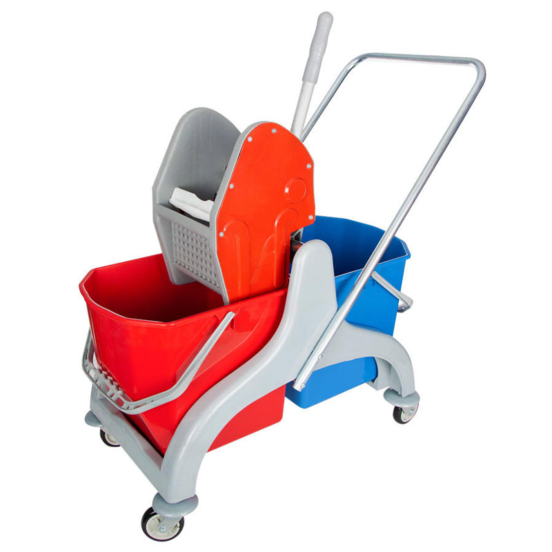 ÇİFT KOVALI KROM PLASTİK PRESLİ SET