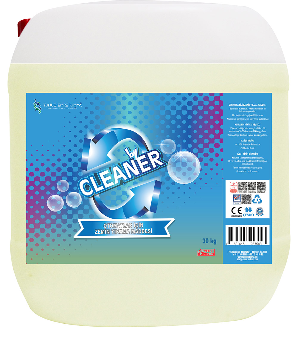OTOMATLAR İÇİN ZEMİN YIKAMA MADDESİ 30 KG